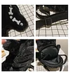 Skull Plush Backpack Casual Black Fairy Doll Shoulder Bag