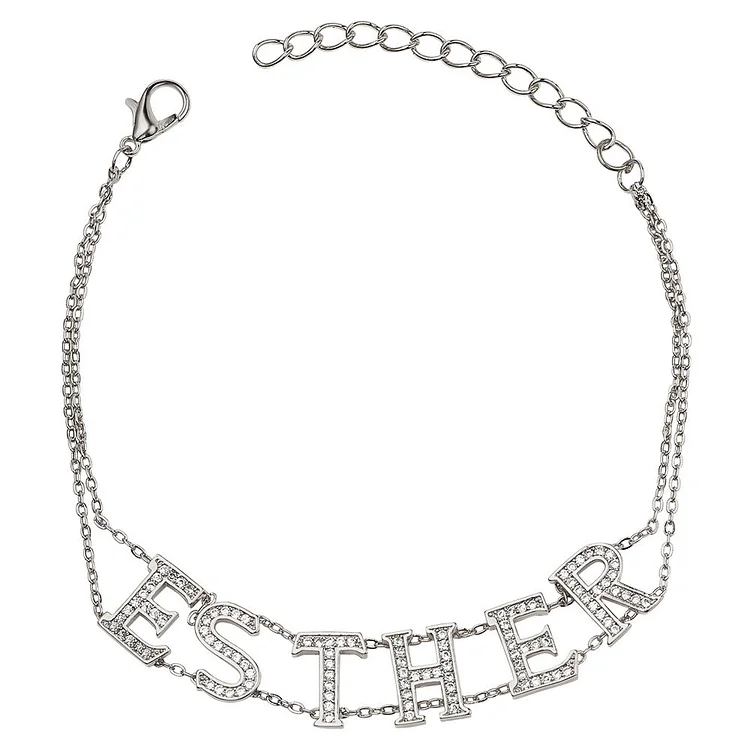Popular Jewelry 26 Letter Combination Diy Name Bracelet
