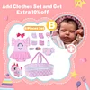 20'' Soft Touch Sleep Reborn Baby Doll Girl Named Iris Lifelike Newborn Baby Doll Toy For Kids - RBBI-Myrebornbabydoll&reg; 