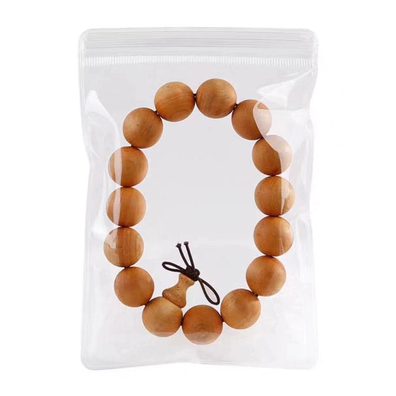 100 PCS/Package PVC Basic Minimalist Daily Square Jewelry Packaging Bags