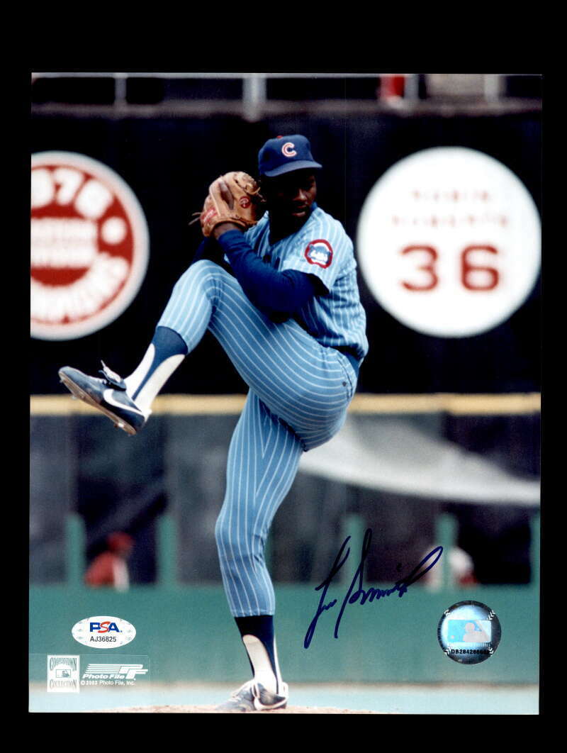 Lee Smith PSA DNA Coa Signed 8x10 Photo Poster painting Cubs Autograph