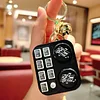 Mini DJ Keychain Mini Musical Instrument Car Keychain Bag Pendant Accessories