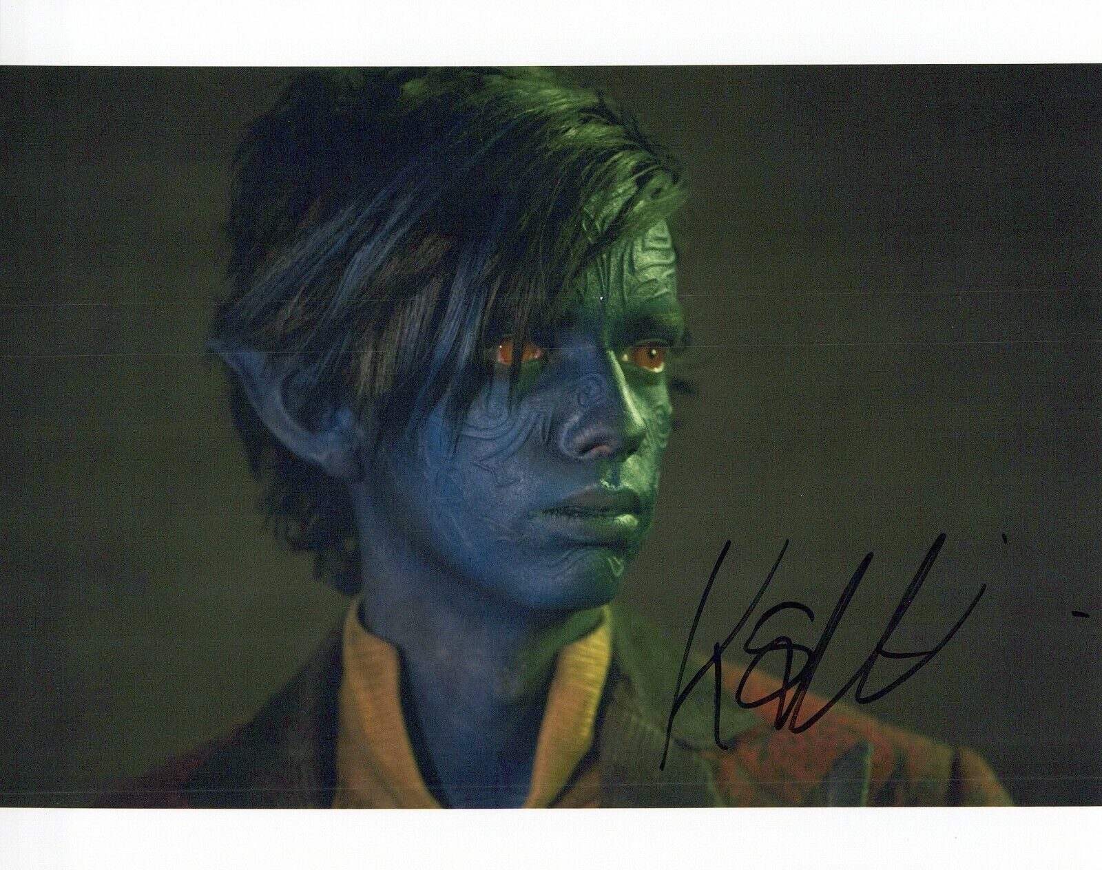 Kodi Smit-McPhee X-Men autographed Photo Poster painting signed 8x10 #2 Nightcrawler Kurt Wagner