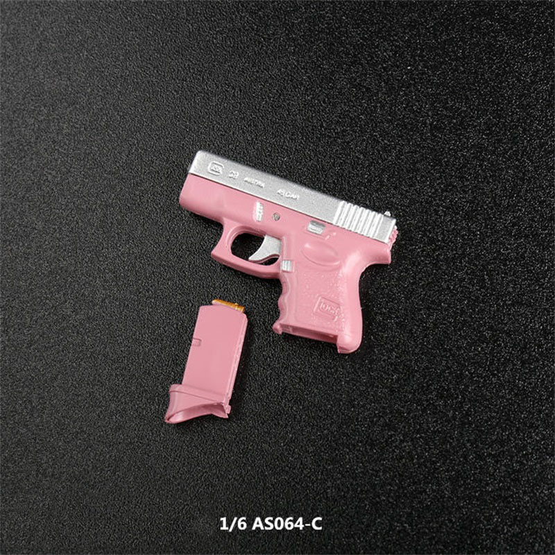 Best Sell 1/6 Scale Pistol Gun AS064 Black Widow Glock G20 Model Two-color For 12" Soldier Figures-aliexpress