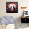 Diamond Painting -DIY Round Drill Heart Birds