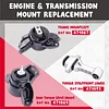 Engine Motor & Transmission Mount Compatible with 2014 2015 2016 2017 2018 2019 kia Soul 1.6L 2.0L L4 3-Piece Set Replace OE?A71065 A71093 A71067