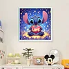 Stitch'S Love Under The Stars-11CT Stamped Cross Stitch 40*40cm/15.75*15.75in