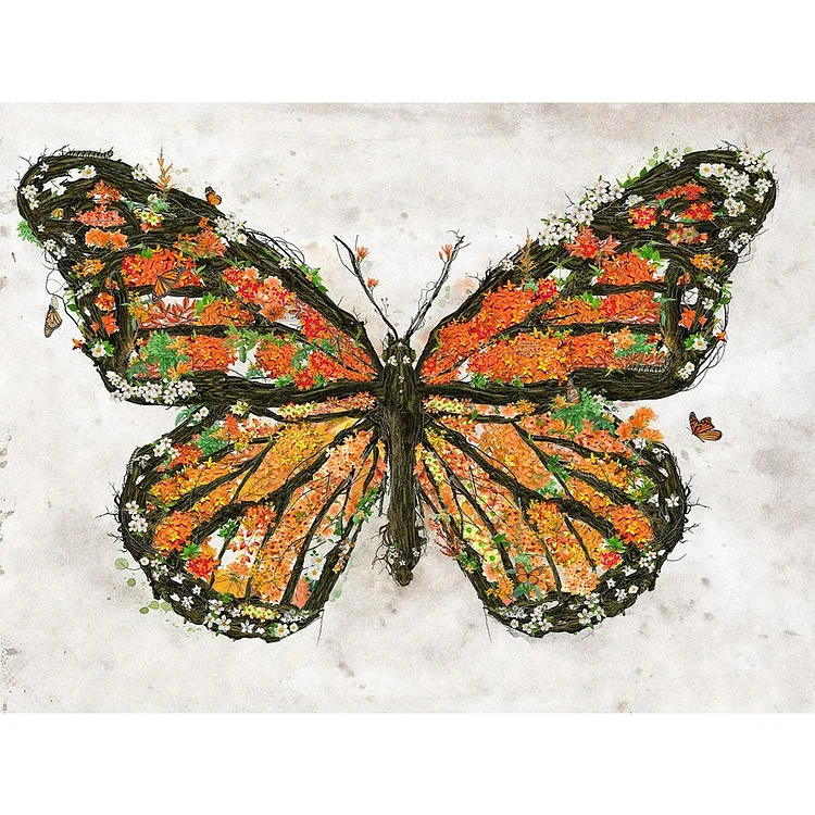 Butterfly | Full Round/Square Diamond Painting Kits