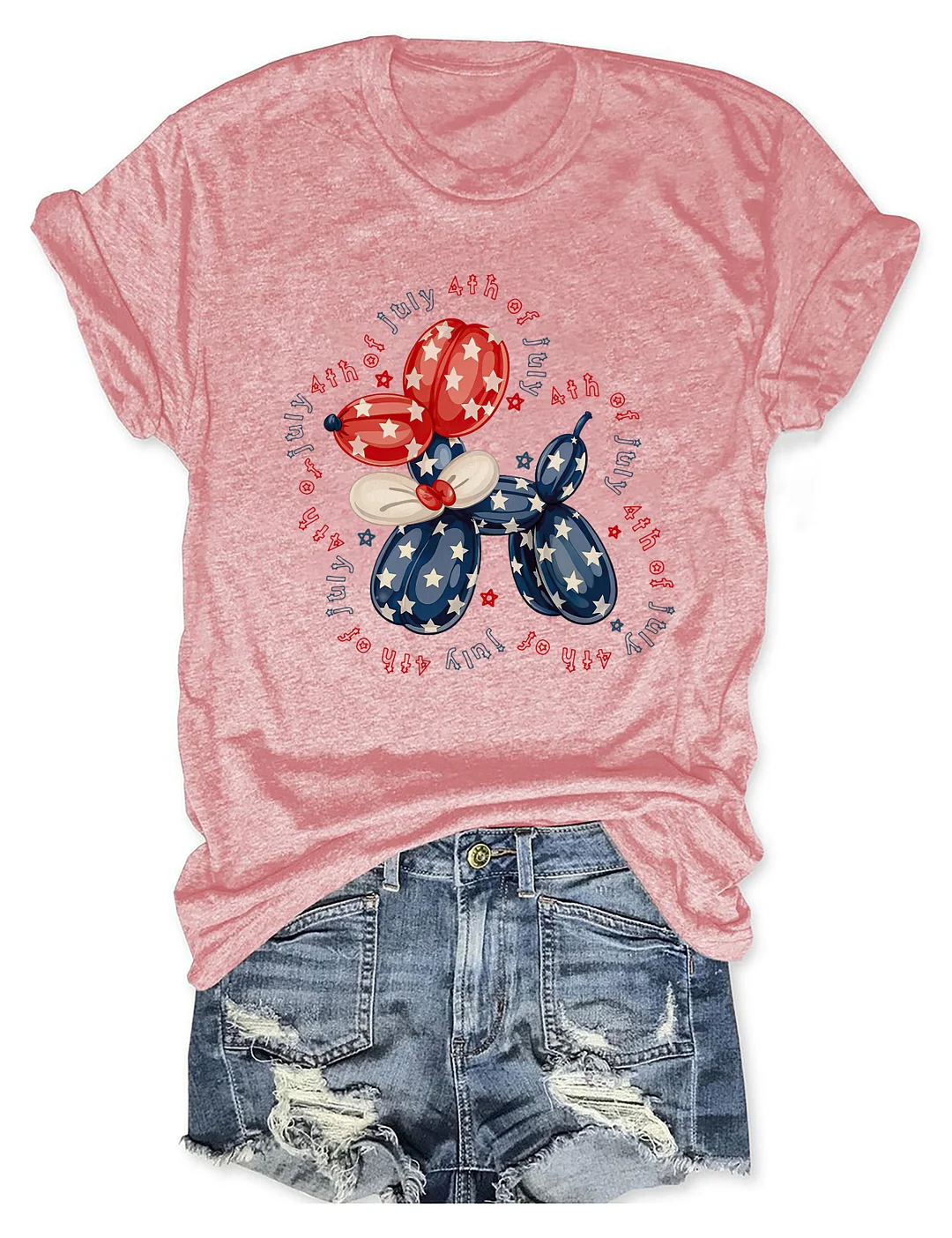 Cute Fourth of July Balloon T-shirt