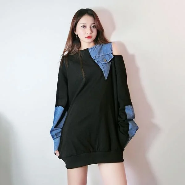 Winter The New Fashion O neck Collar Pullover Casual Fashion Loose All-match