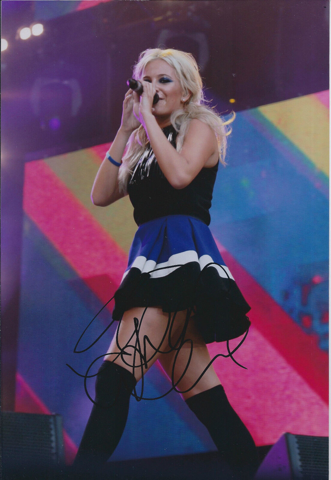 Pixie LOTT SIGNED Autograph Sexy 12x8 Photo Poster painting AFTAL COA Singer Turn It Up Album