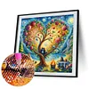 5D DIY Full Round Drill Diamond Painting Tree Kit Home Decor Art Craft 40x40cm