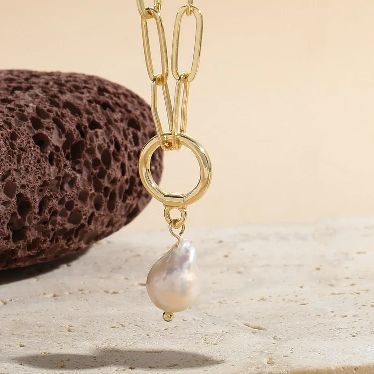 Pearl Pendant Necklace VangoghDress
