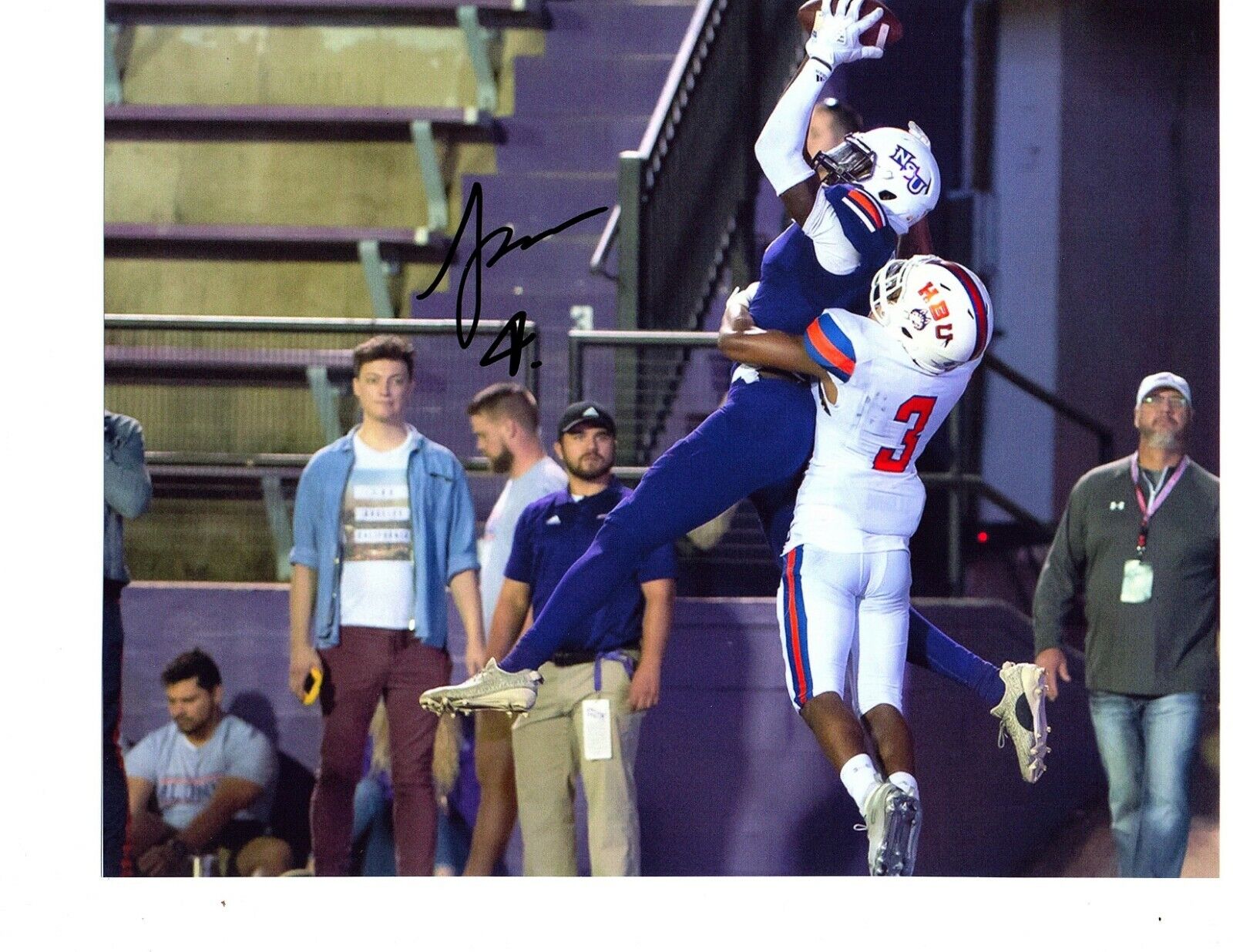 Jazz Ferguson Northwestern State Demons signed autographed 8x10 football Photo Poster painting d