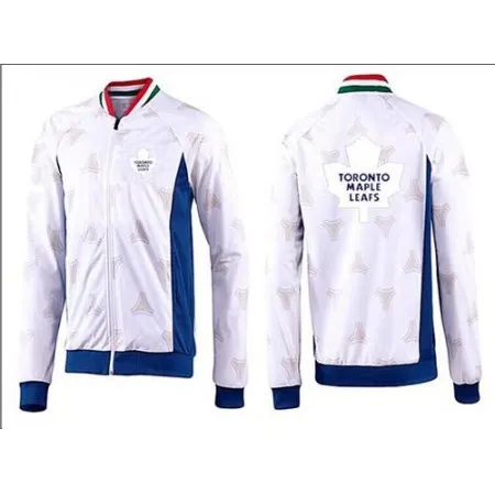 NHL Toronto Maple Leafs Zip Jackets White-3