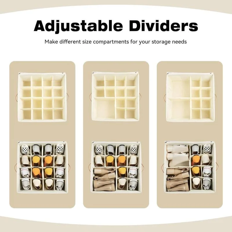 🔥LAST DAY - Fabric Shoe Organizer Storage Box