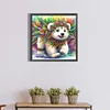 Diamond Painting-DIY Full Round Drill Indian Style Bear(40*40CM)