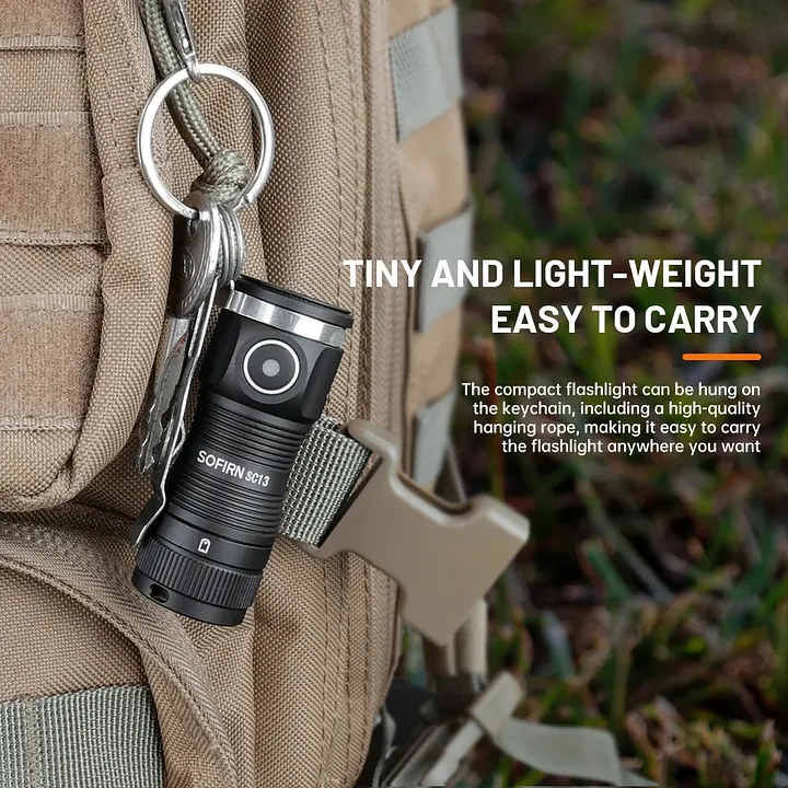 Mini Rechargeable EDC Flashlight | SOFIRN SC13