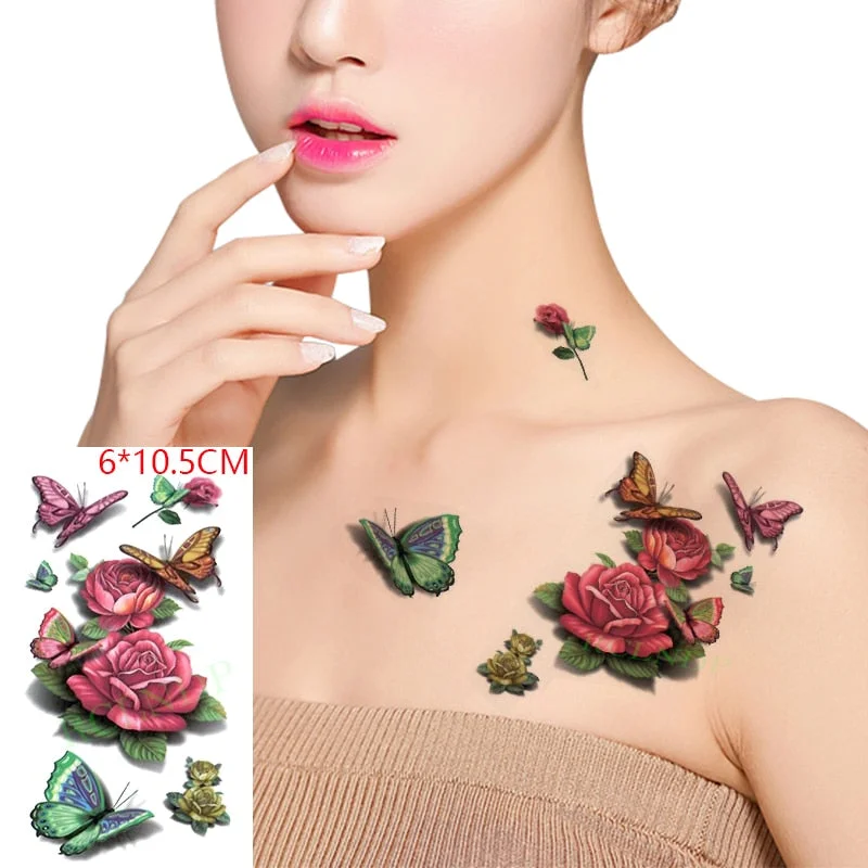 Waterproof Temporary Tattoo Sticker Feather fly bird Flash Tatoo Fake Tatto arm leg Wrist Foot hand shoulder For Girl Men Women