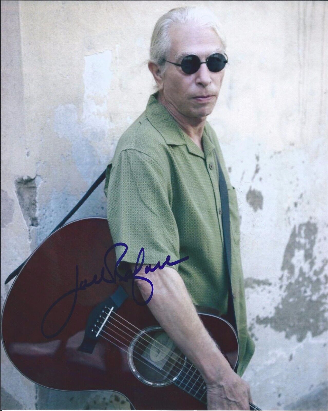 Joel Rafael Signed Autographed 8x10 Photo Poster painting Folk Singer Songwriter Woody Guthrie C