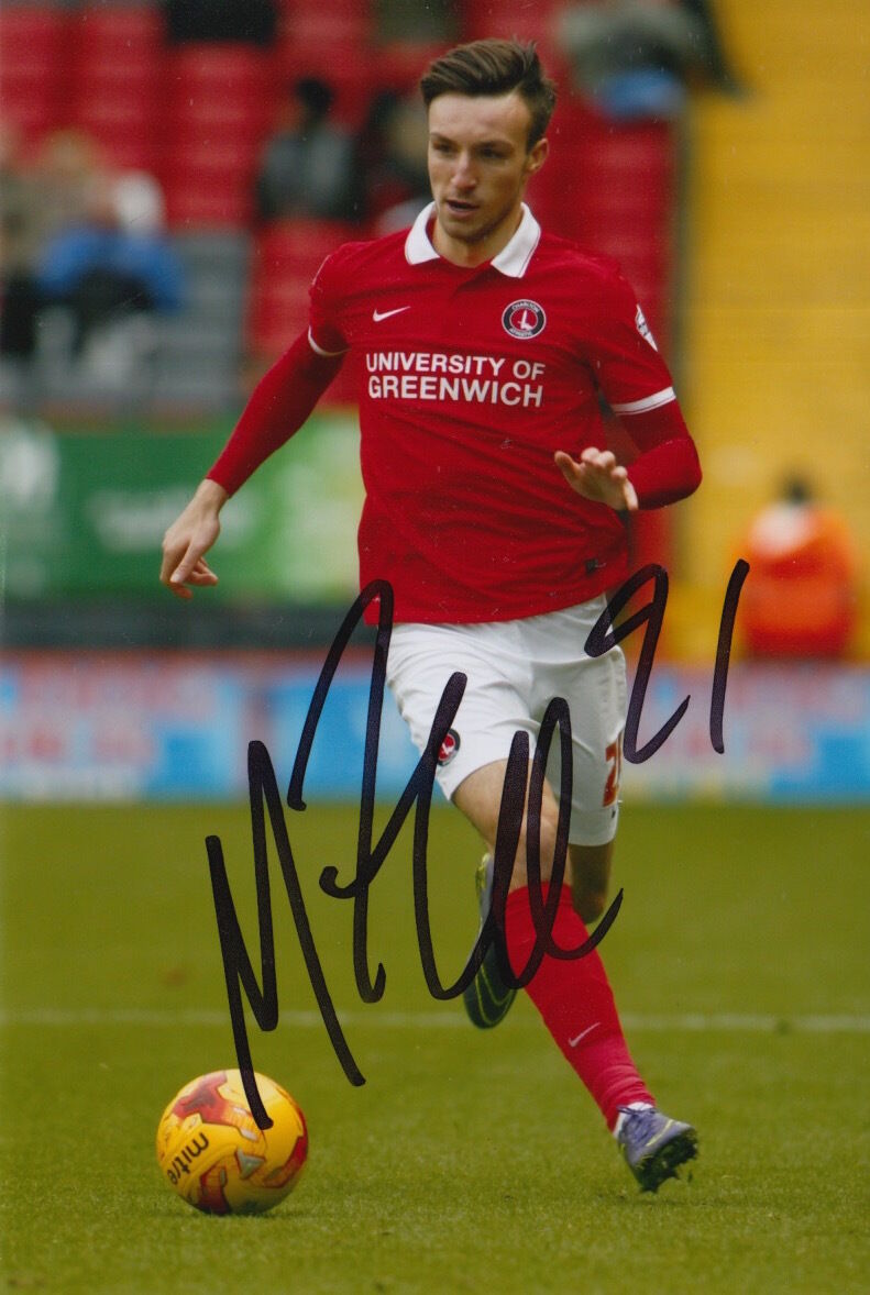 CHARLTON ATHLETIC HAND SIGNED MORGAN FOX 6X4 Photo Poster painting 1.