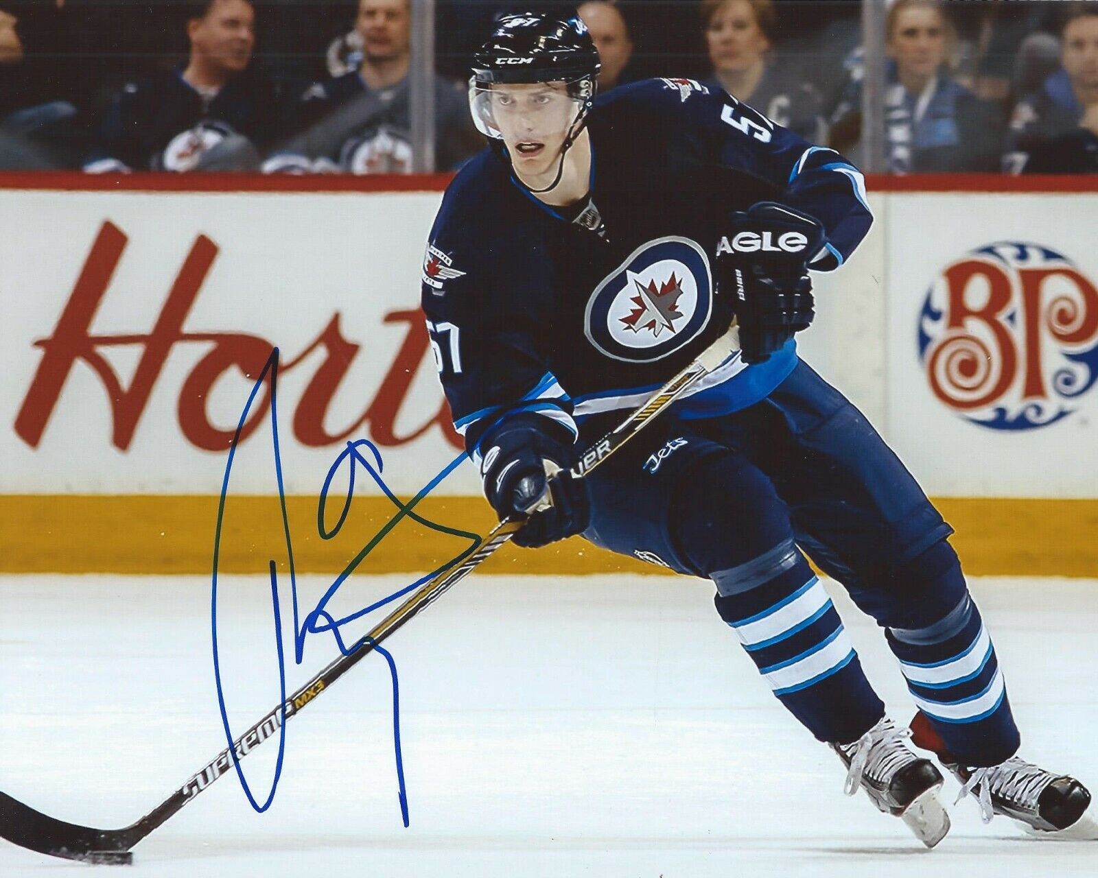 Tyler Myers Signed 8x10 Photo Poster painting Winnipeg Jets Autographed COA