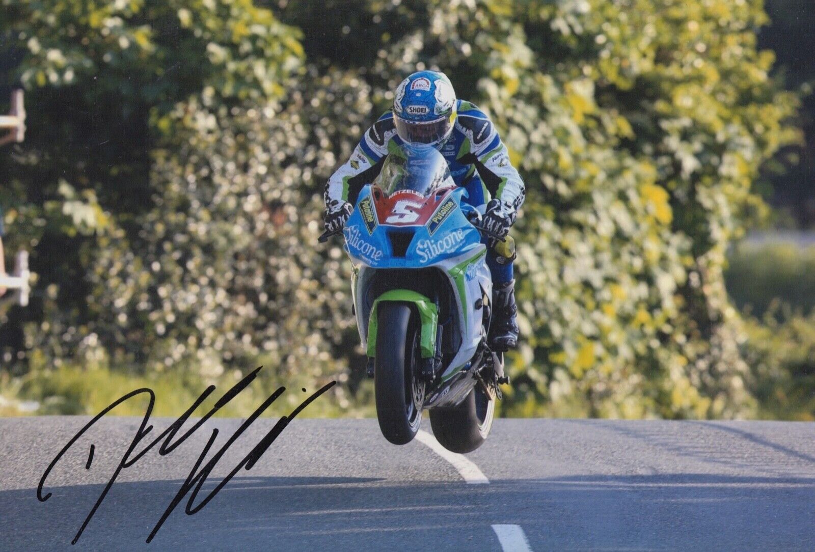DEAN HARRISON HAND SIGNED 12X8 Photo Poster painting ISLE OF MAN TT AUTOGRAPH 16