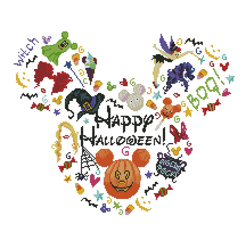 

Cartoon - 11CT Stamped Cross Stitch - 46*56CM, 501 Original