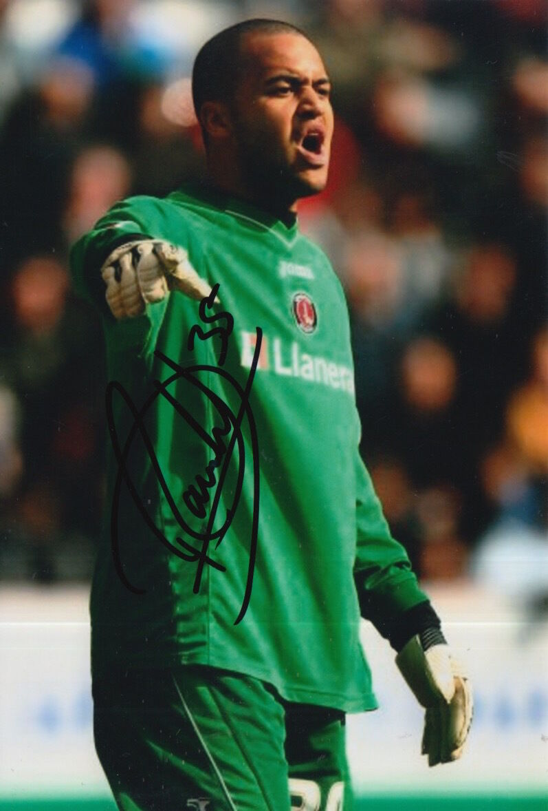 CHARLTON ATHLETIC HAND SIGNED DARREN RANDOLPH 6X4 Photo Poster painting 2.