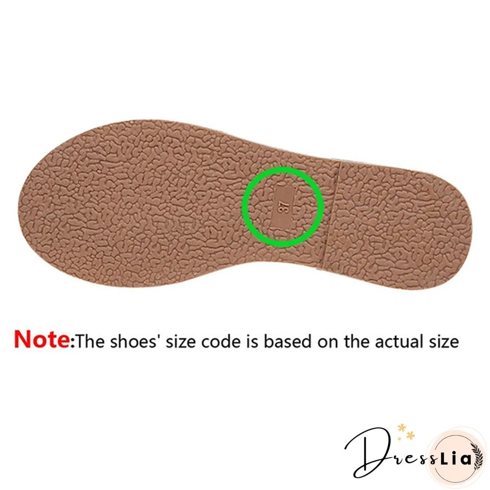 Woman Slippers Vintage Ethnic Flower Platform Flat Shoes Women Comfortable Casual Sandals