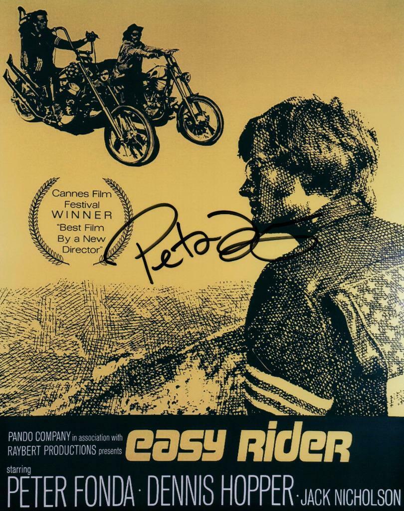 Peter Fonda signed 8x10 Picture nice autographed Photo Poster painting pic with COA