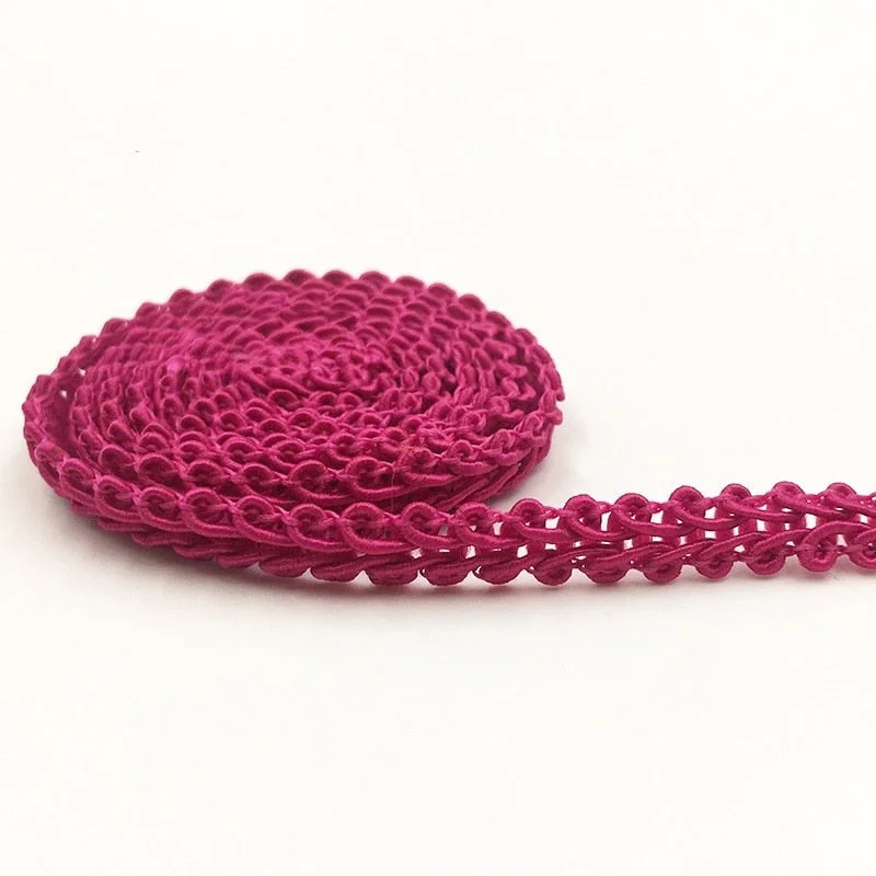 5Meters 8mm Trim Sewing Lace Gold Silver Centipede Braided Lace Ribbon Home Party Decoration DIY Clothes Curve Seing Lace