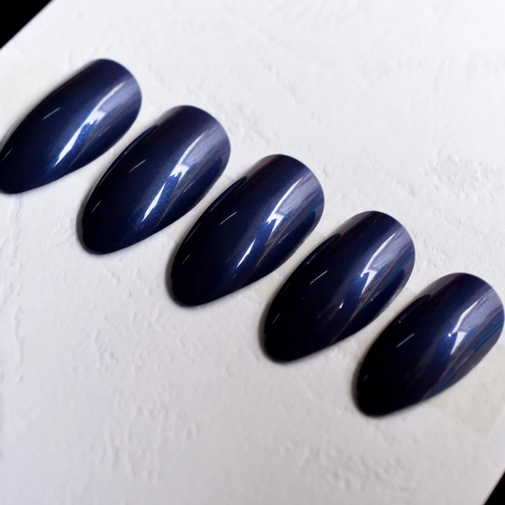 Dusty Cedar Fashion Stiletto False Nails Pointed Sharp Candy Red Fake Nails for daily wear On the Nail Tree 24pcs-Nail Inspo