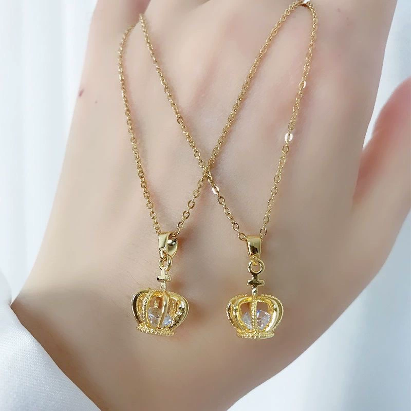 Crown Zirconia Necklace