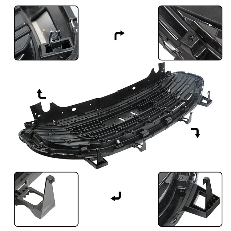 SEBLAFF Frame Front Bumper Grille Assembly Replacement for 2018-2021 Terrain Sport Utility 84165554