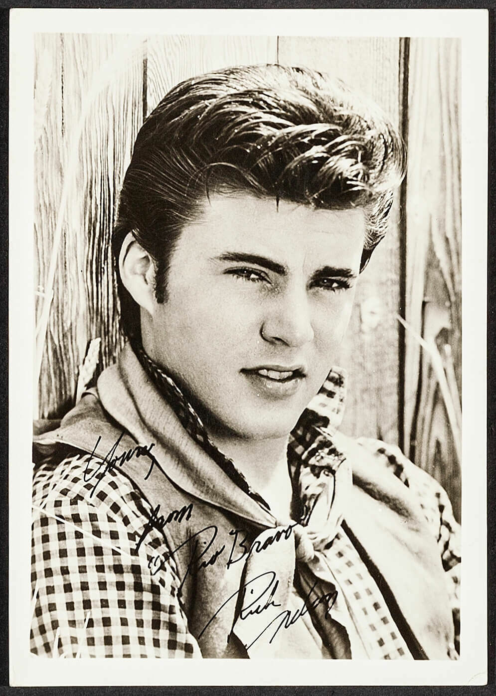 RICKY NELSON Signed Photo Poster paintinggraph - Rock 'n' Roll Pop Singer - Preprint