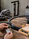 Glueless Bike Tire Patch Kits with File Quick-Drying Bike Tire Repair Kits