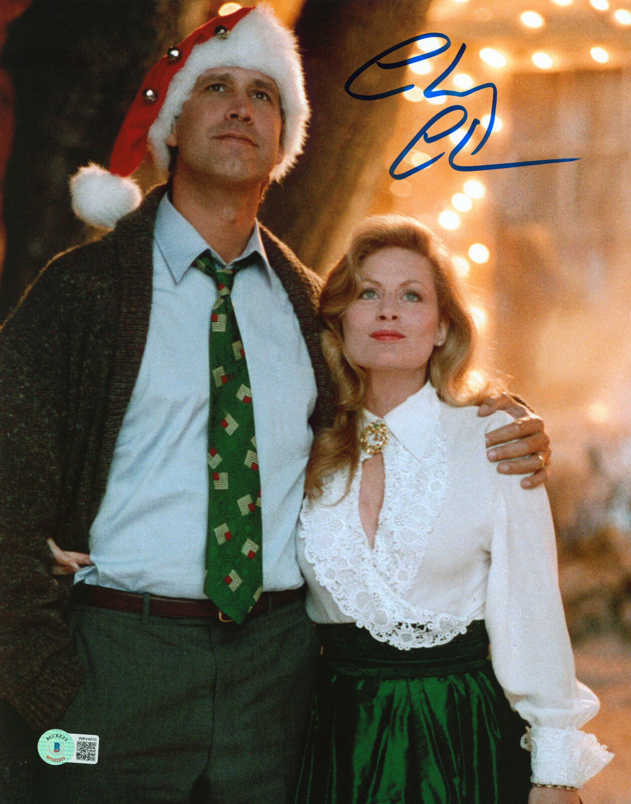 Chevy Chase Christmas Vacation Authentic Signed 11x14 Photo Poster painting BAS Witnessed 3