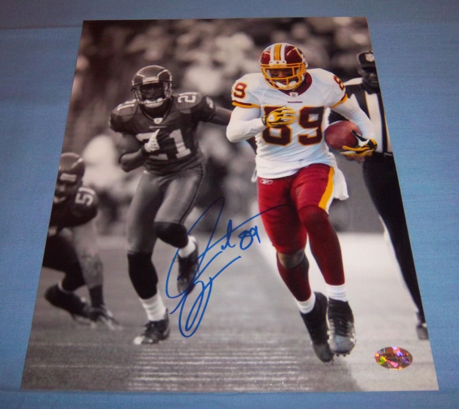 Washington Redskins Santana Moss Signed Autographed 8x10 Photo Poster painting Miami A