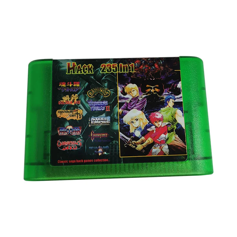 16 Bit Game Cartridge - 235 IN 1 Classic Collection Genesis/MEGA DRIVE Remix Mulit Cart - Region Free