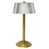 Crystal Table Lamp Cordless Desk Lamp Dimmable Sleeping Light for Restaurant Bar
