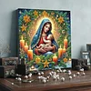 (Pre-Framed)Virgin Mary-Special Shape Diamond Painting Kit(30x30cm)
