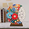 (US Local)Wooden Special Shaped DIY Diamond Painting Moon Perpetual Calendar Decor Kits