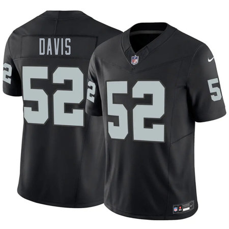 Youth Las Vegas Raiders #52 Jamin Davis Black 2026 F.U.S.E. Vapor Untouchable Limited Stitched Football Jersey