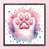 Cat Paw-18CT Stamped Cross Stitch 20*20cm tapestrymarket