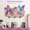 Rainbow Butterfly & Flower - 5D DIY Hooks - 28*17CM
