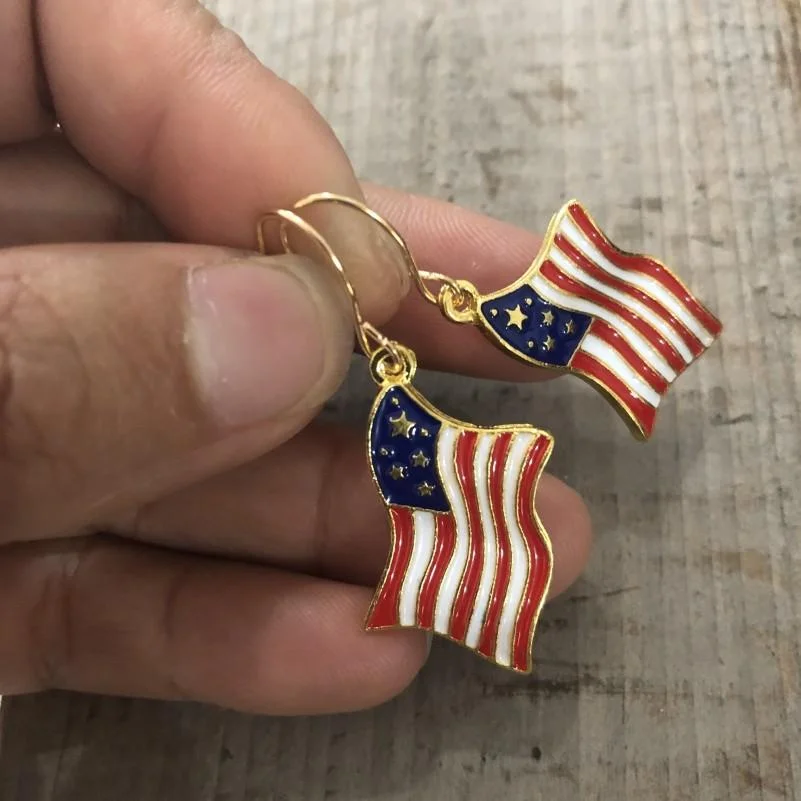 Independent Day American Flag Earrings