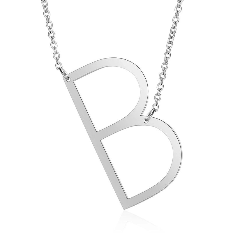 Stainless Steel Fashion Polishing Letter Necklace