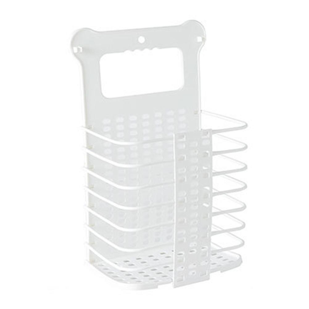 

Household Dirty Clothes Laundry Basket Non-Punched Foldable Toys Organizer, White, 501 Original