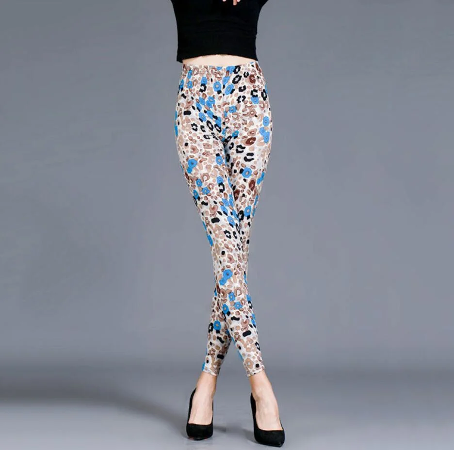 CUHAKCI Leopard Printing Fitness Leggin Fashion Sexy Legging High Waist Push Up Pants S-XXL Size Trousers Woman Leggings